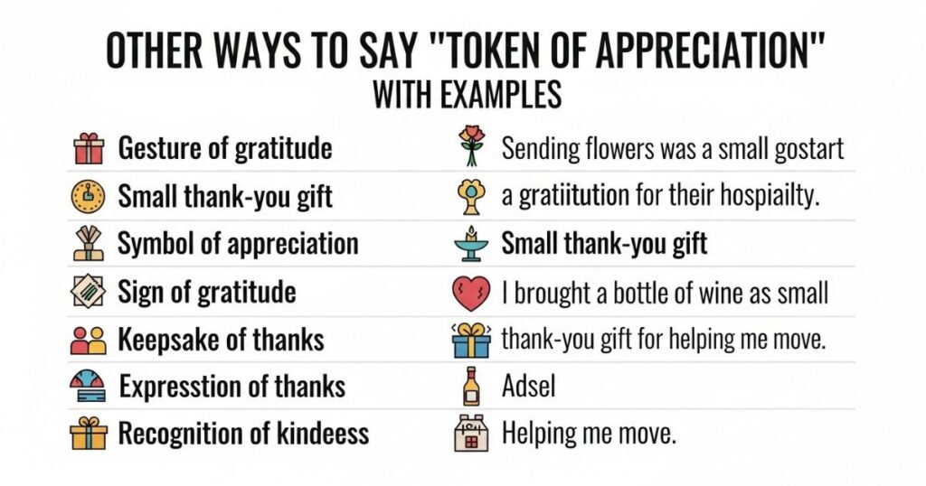 28+ Other Ways to Say “Token of Appreciation”
