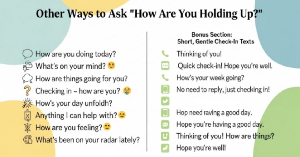 Bonus Section Short, Gentle Check-In Texts
