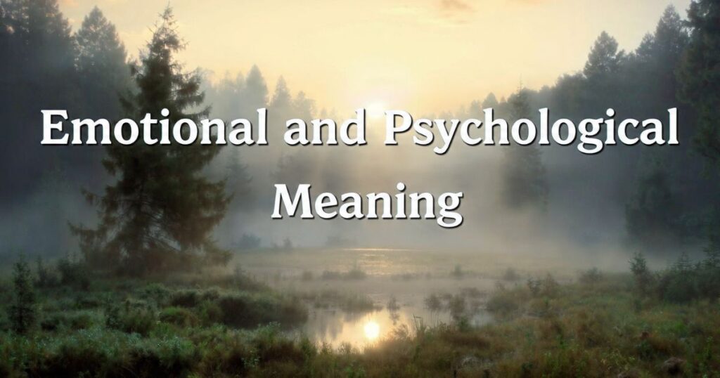 Emotional and Psychological Meaning