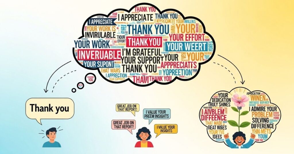 Why Using Different Appreciation Phrases Matters