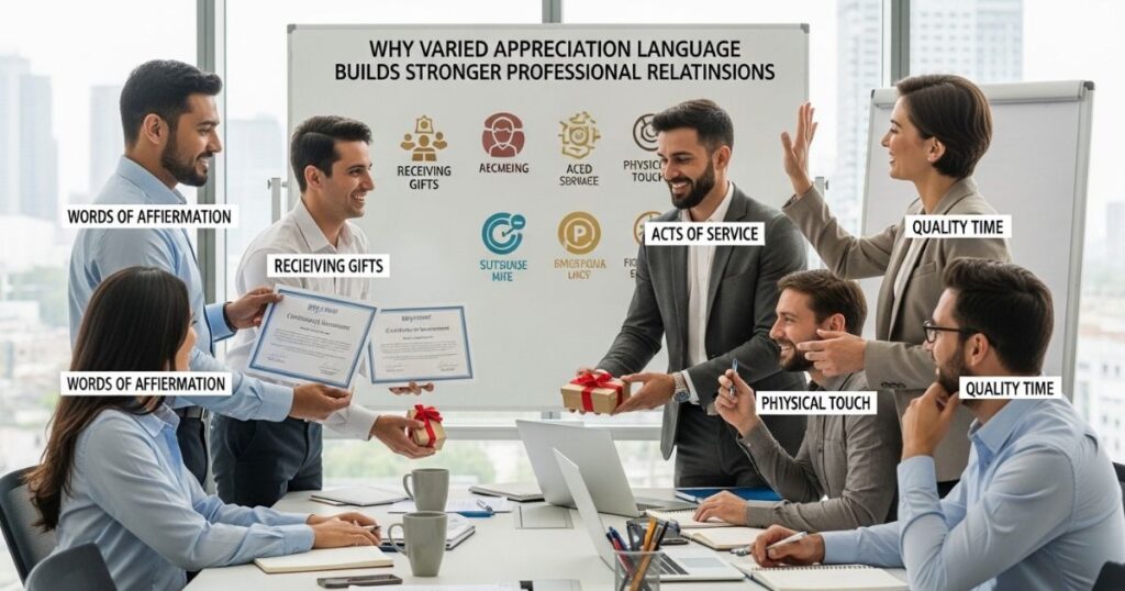 Why Varied Appreciation Language Builds Stronger Professional Relationships