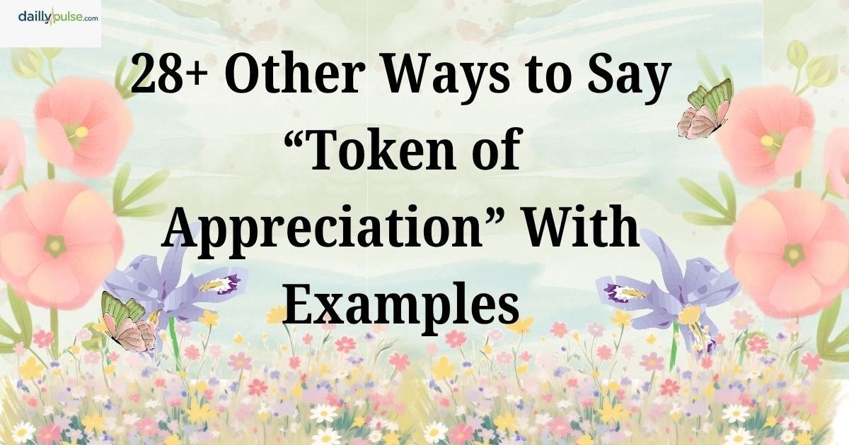 token of appreciation meaning