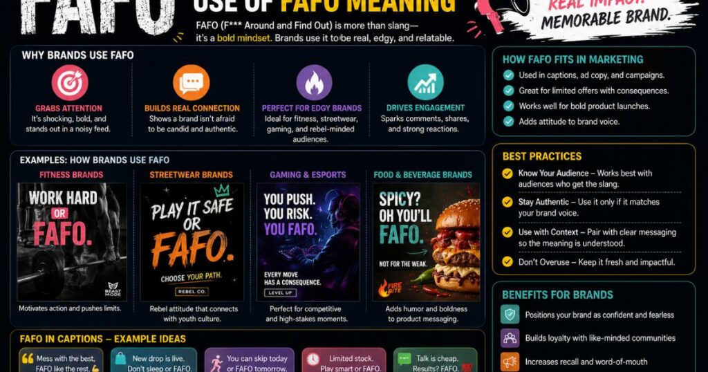 Brand and Marketing Use of FAFO Meaning