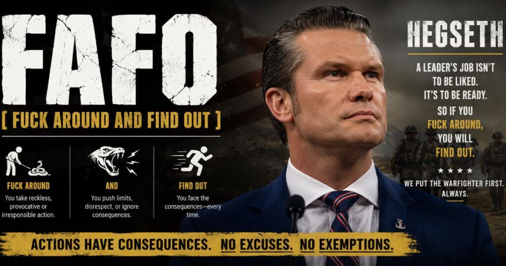 FAFO Hegseth meaning