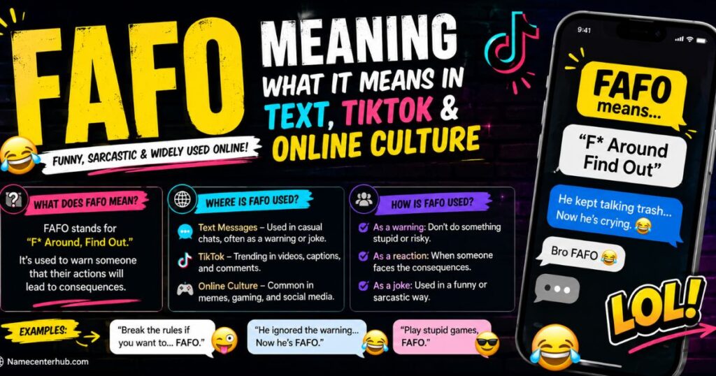 Fafo meaning what it means in text tiktok and online culture funny