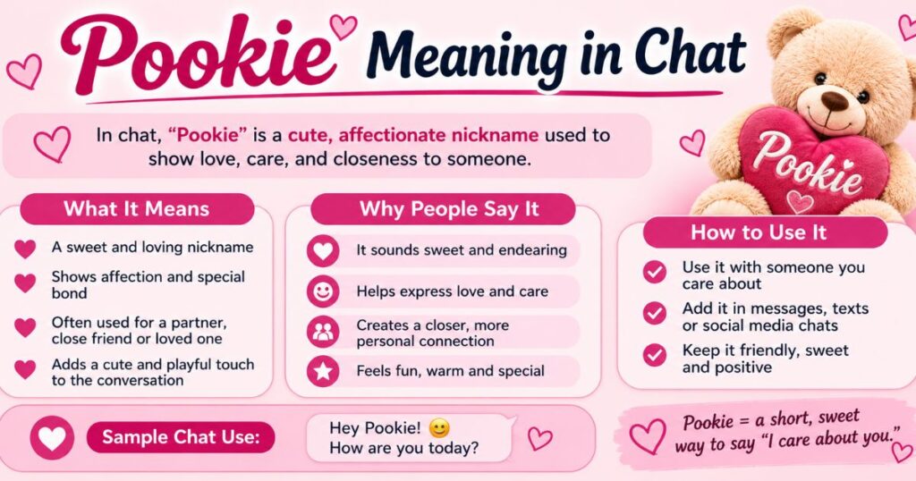 Pookie meaning in chat