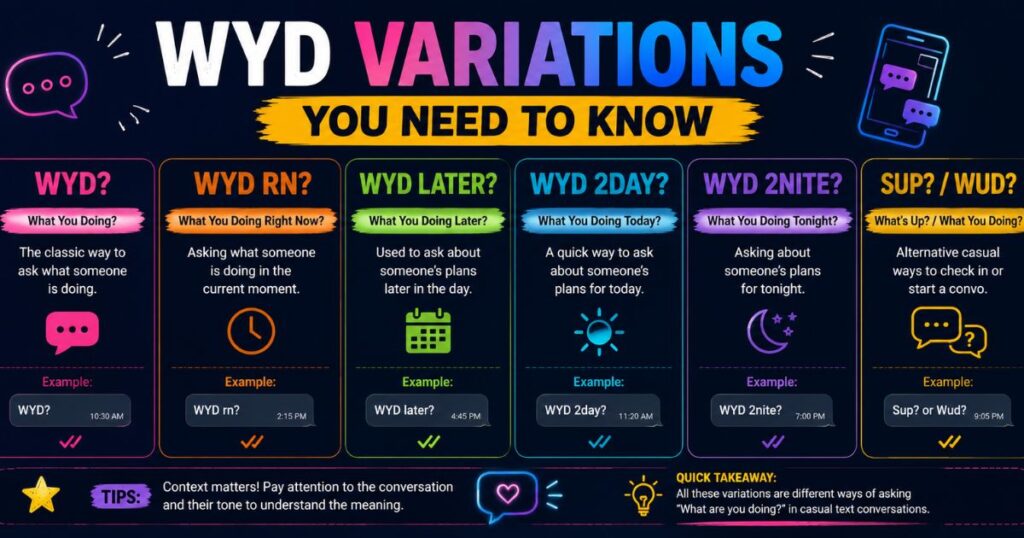 WYD Variations You Need to Know