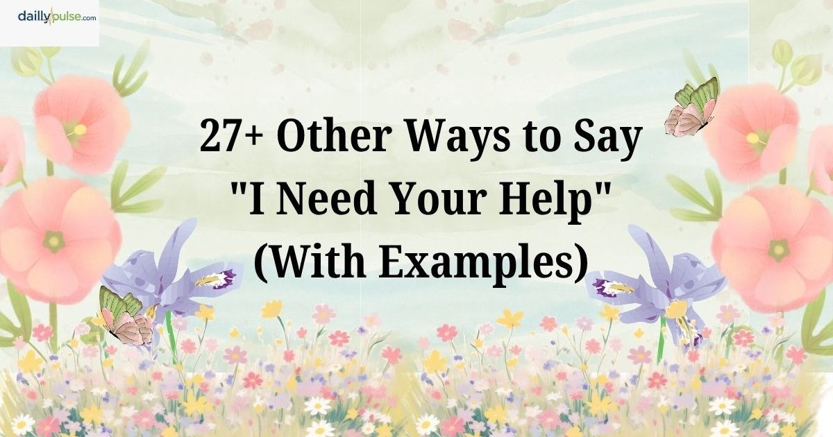 i need your help meaning