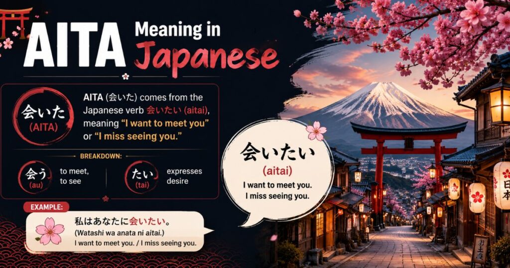 Aita meaning japanese