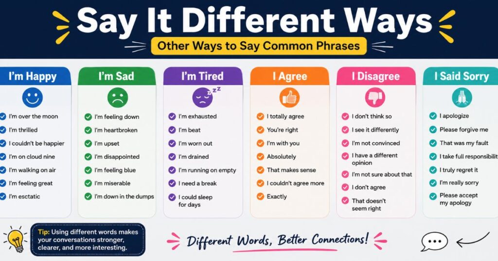 Say It Different Ways