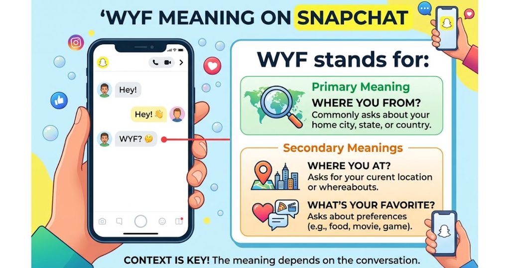 WYF Meaning in Text on Snapchat