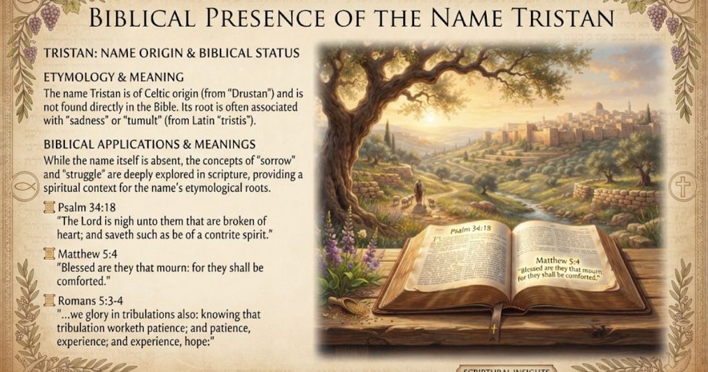 Biblical Presence of the Name Tristan 