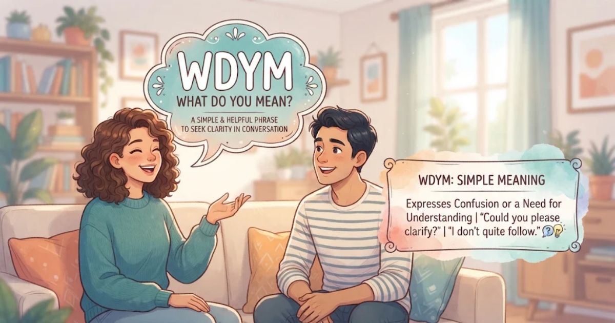 Simple Meaning of WDYM