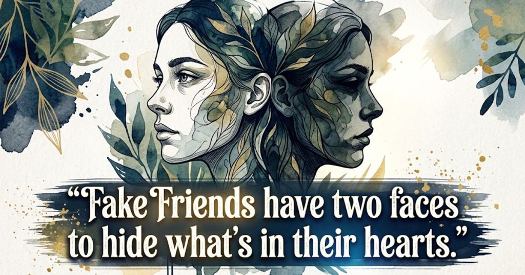 Two Faced Fake Friends Quotes