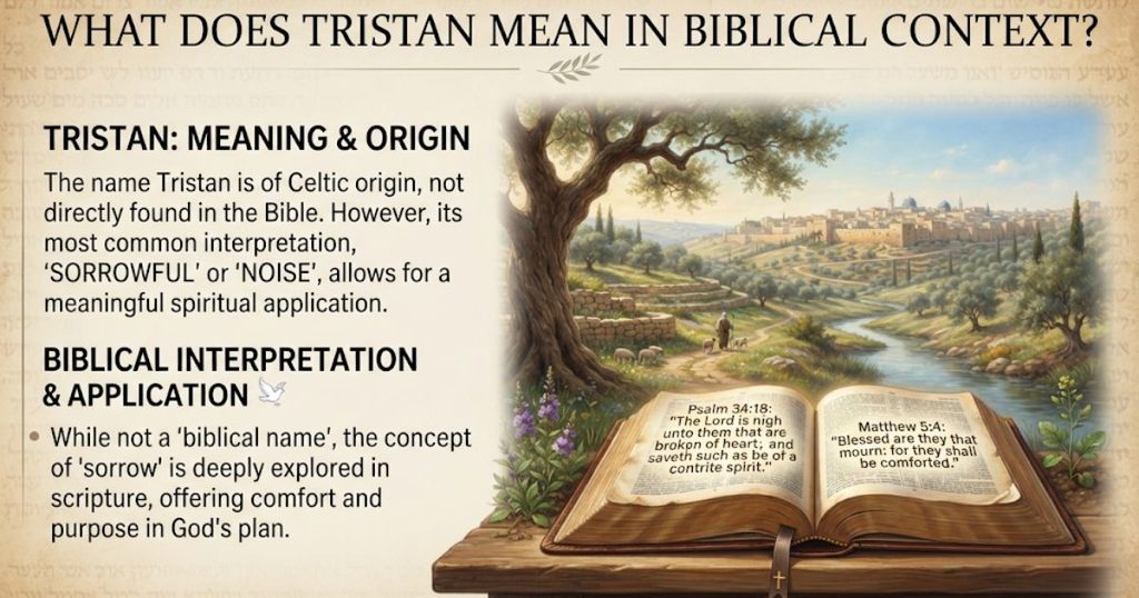 What Does Tristan Mean in Biblical Context