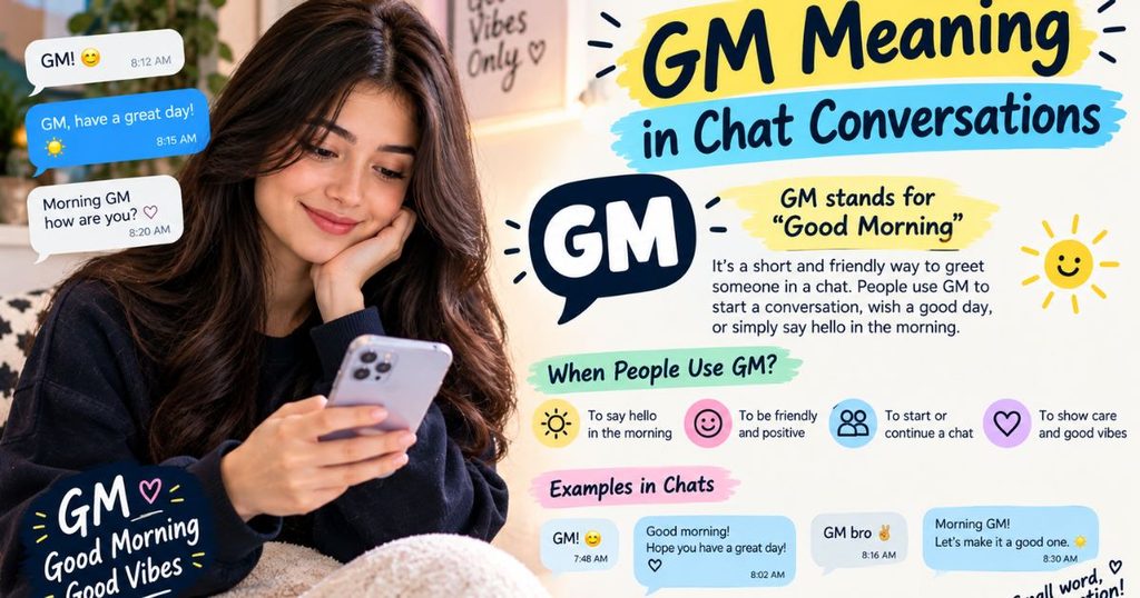 💬 GM Meaning in Chat Conversations