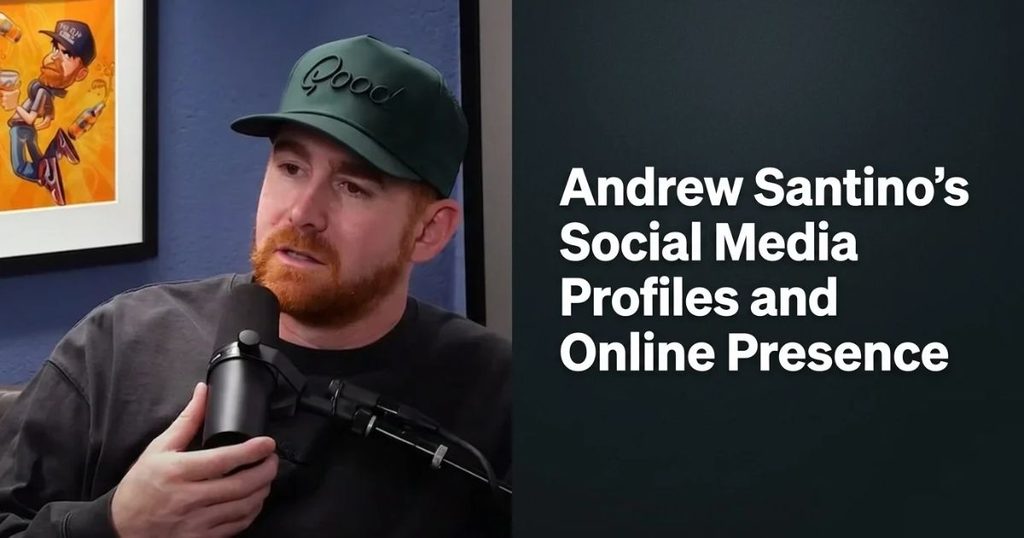 Andrew Santino’s Social Media Profiles and Online Presence